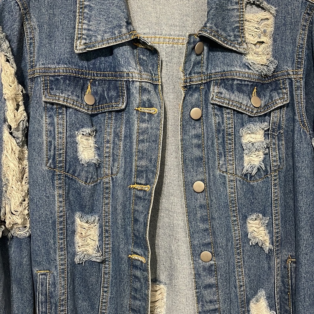 DISTRESSED JACKET - Picture 5 of 10